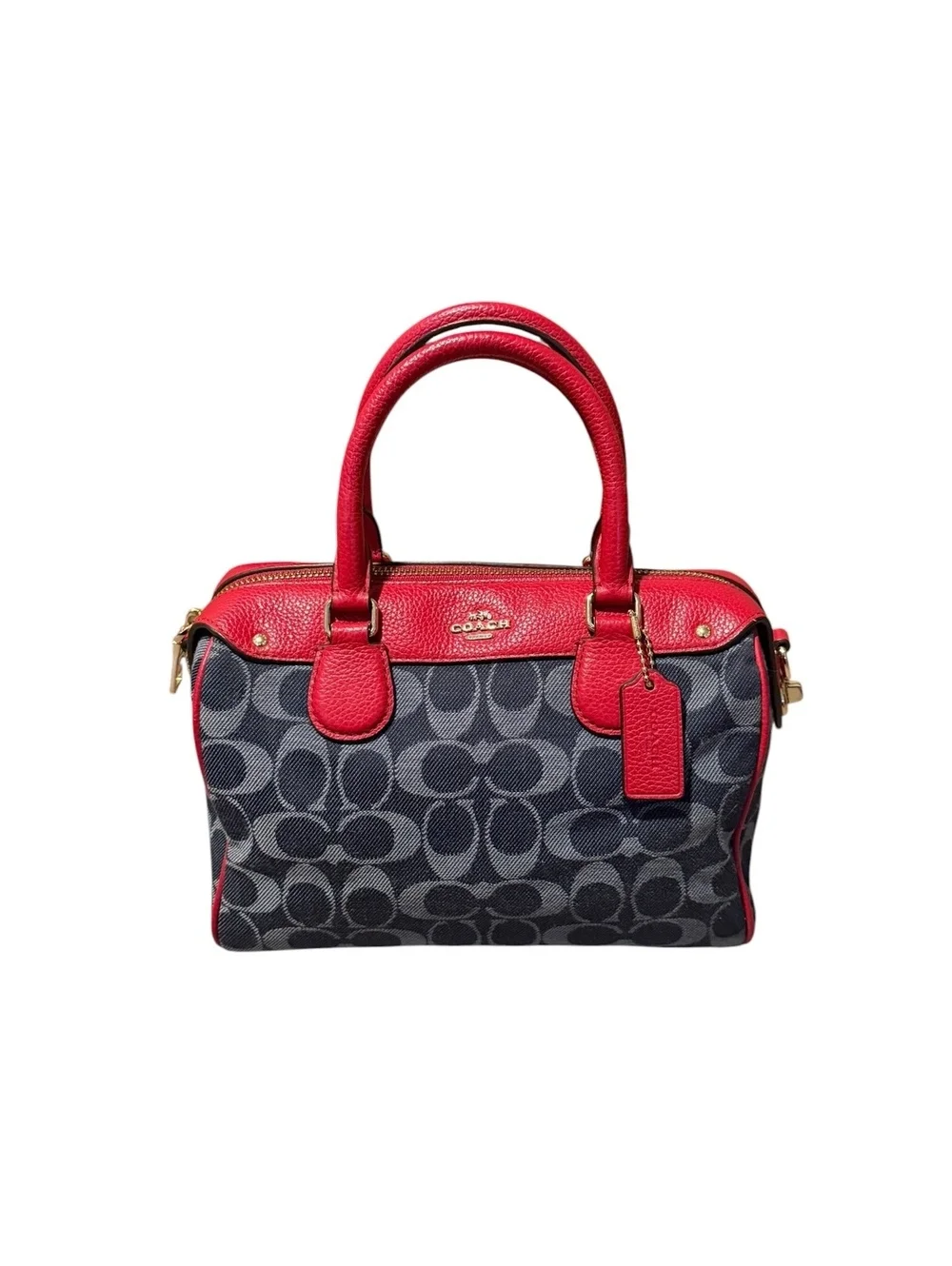Coach signature denim